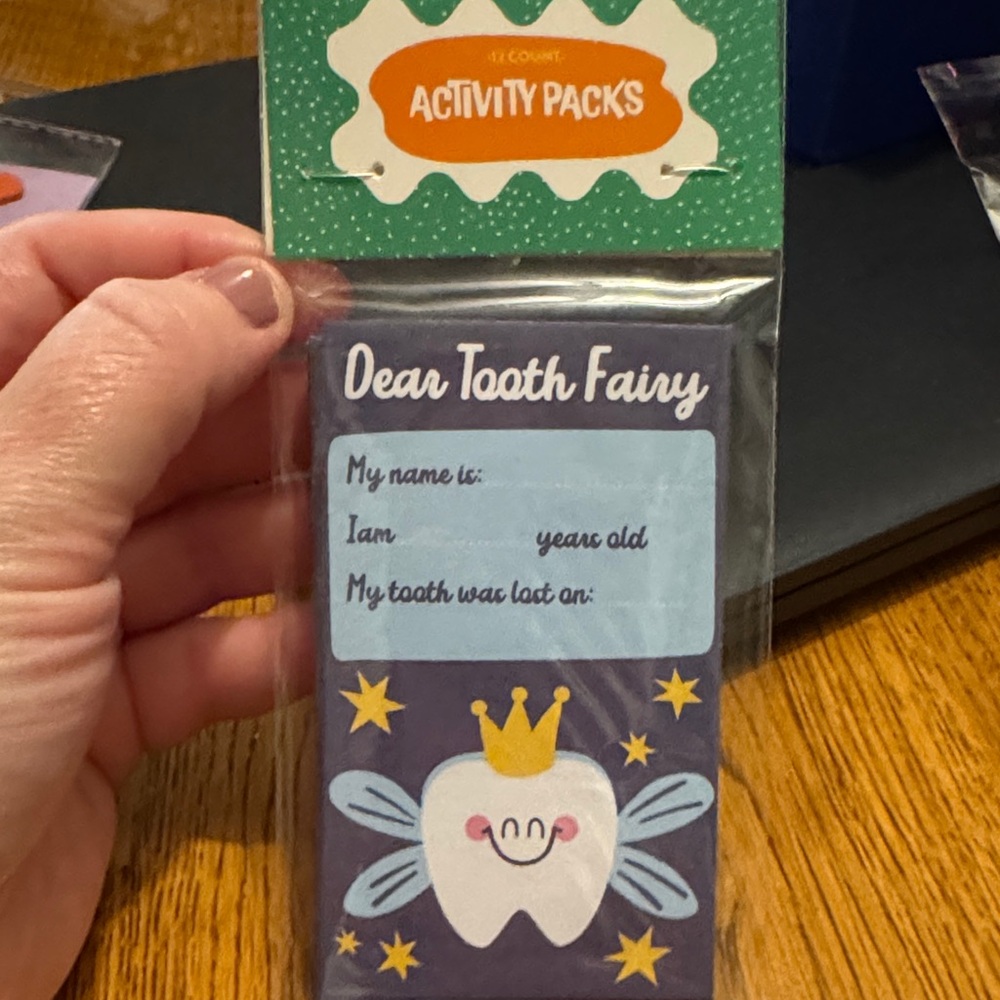 Tooth Fairy Activity Pack for Kids (12ct)